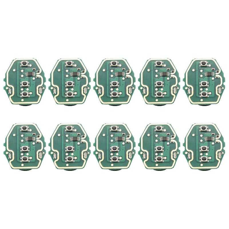 10pcs 3 Button Remote Car Key Control Circuit Board For-bmw E38 E39
