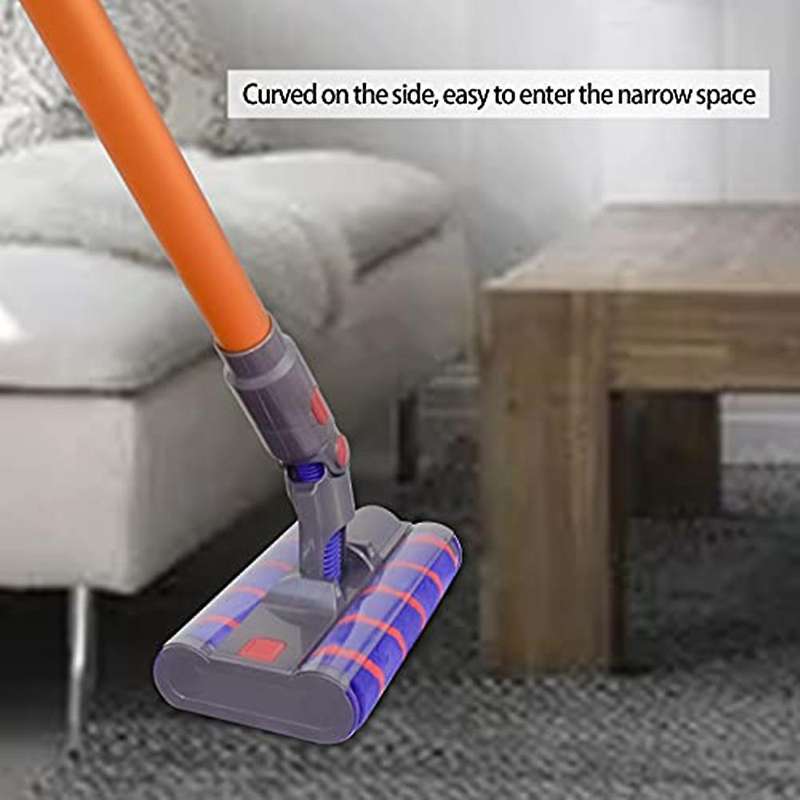 Double Roller for Fluffy Floor Soft Roller Head for Dyson V7 V8 V11v10