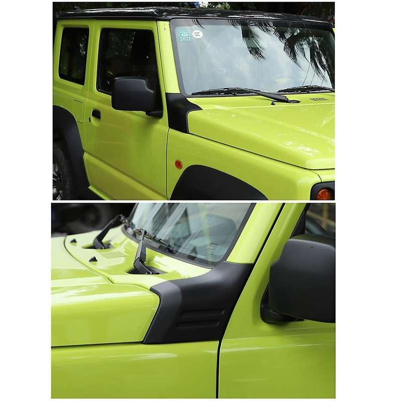 Engine Cover Angle Hood Decal Cover Trim Accessories Black