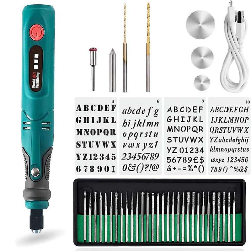 Usb Electric Engraving Pen, 3 Speed Etching Machine Engraving, 42pc