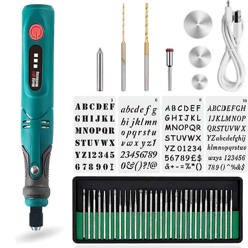 Usb Electric Engraving Pen, 3 Speed Etching Machine Engraving, 42pc