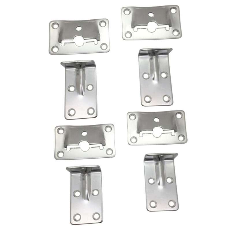 2 Set Marine Grade Stainless Steel Table Bracket Set for House Boat
