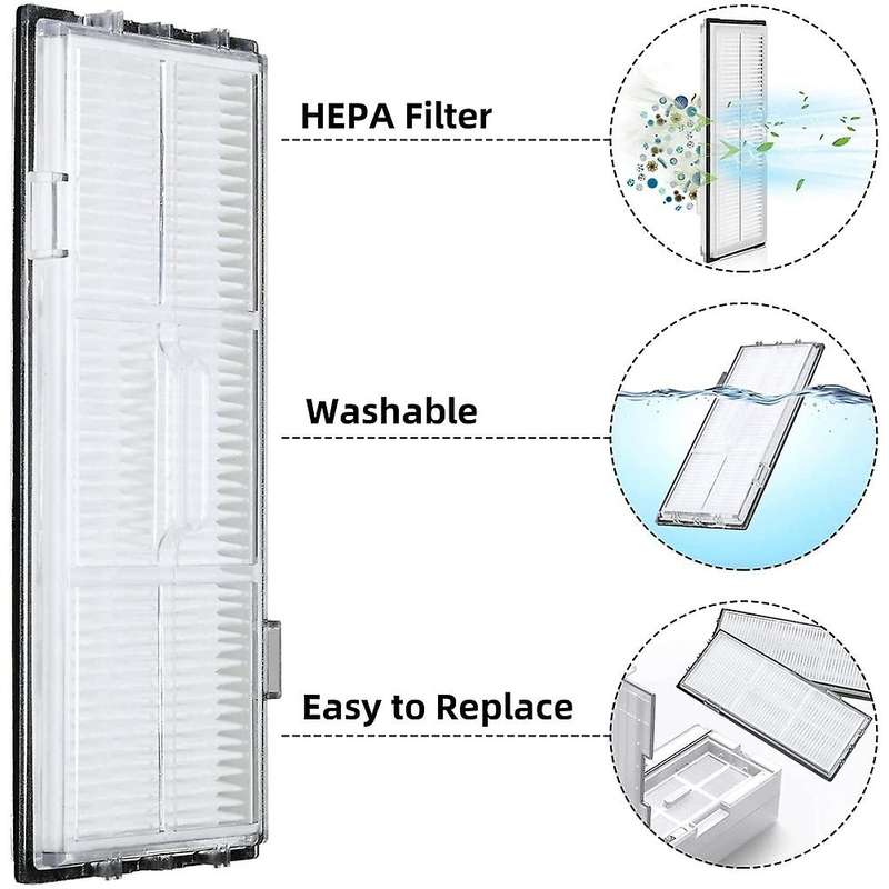 28pcs Accessories Robot Vacuum Hepa Filter Main Side Brush Mop Cloth