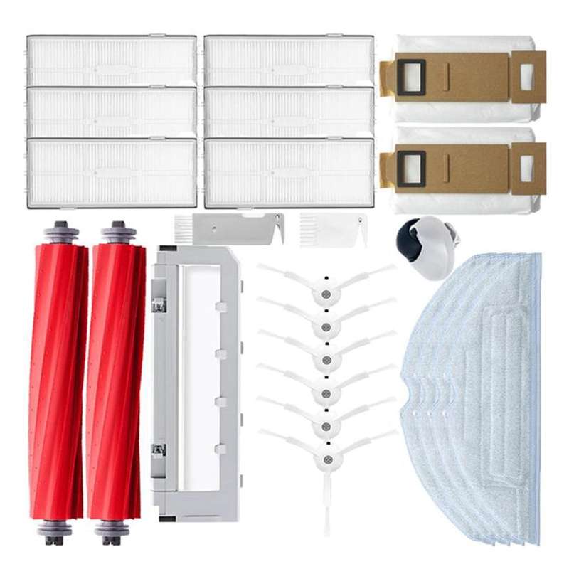 Vacuum Cleaner Main Side Brush Cover Hepa Filter Mop Cloth Parts