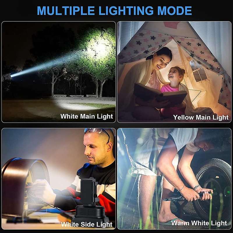 Rechargeable Spotlight, 100000 Lumens Handheld Hunting Led Spot Light