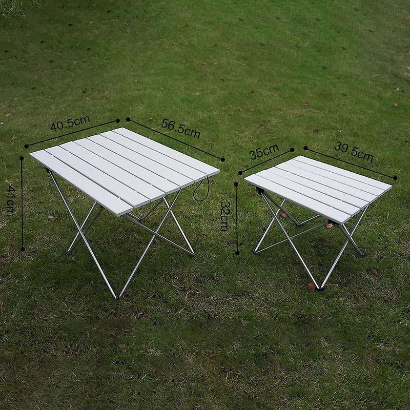 Aluminum Alloy Ultralight Portable Folding Camping Table Foldable L