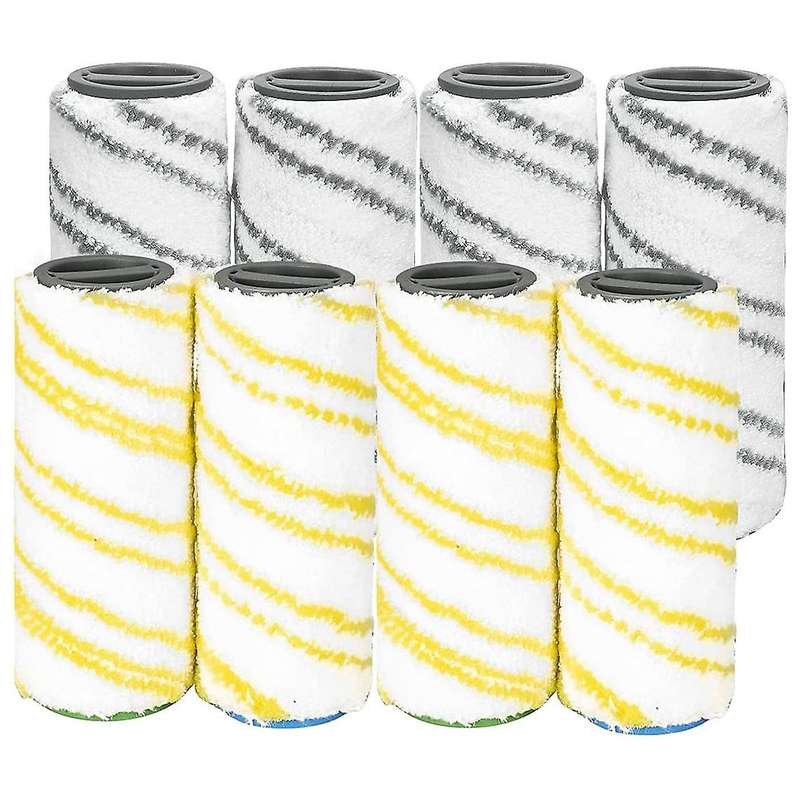 8 Piece Set Of Rollers for Karcher Fc7 Fc5 Fc3 Fc3d Floor Cleaner