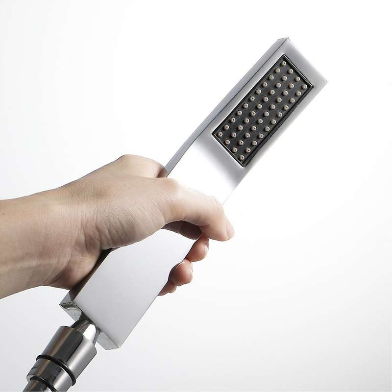 Hand Shower Set Wall Mounted Hand Held Brass Shower Head Abs, A