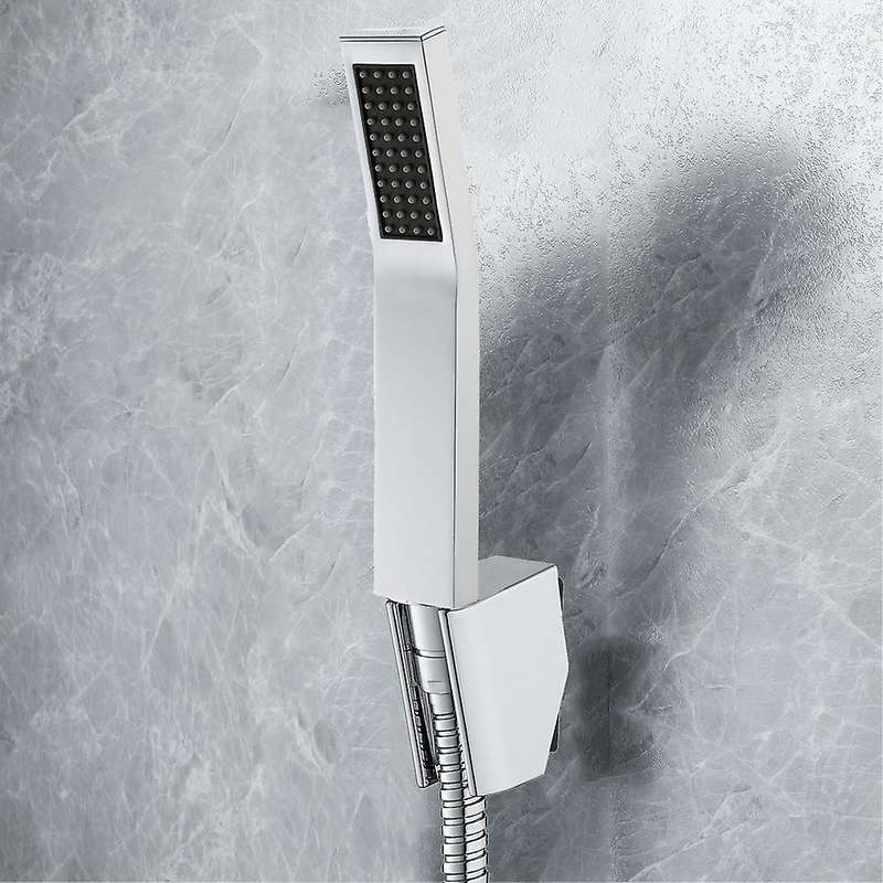Hand Shower Set Wall Mounted Hand Held Brass Shower Head Abs, A