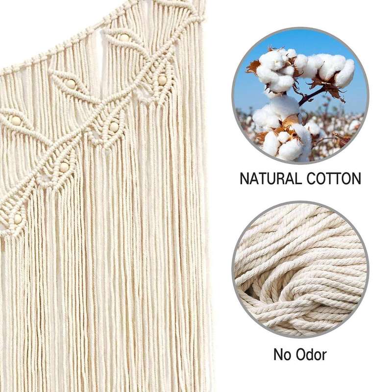 Boho Macrame Tapestry Woven Cotton Handmade Home Decor for Wedding
