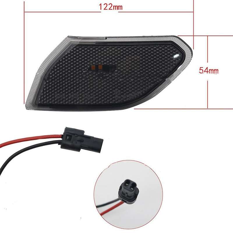 2pcs Car Side Marker Turn Signal for Jeep Wrangler Jl Sport 2018+