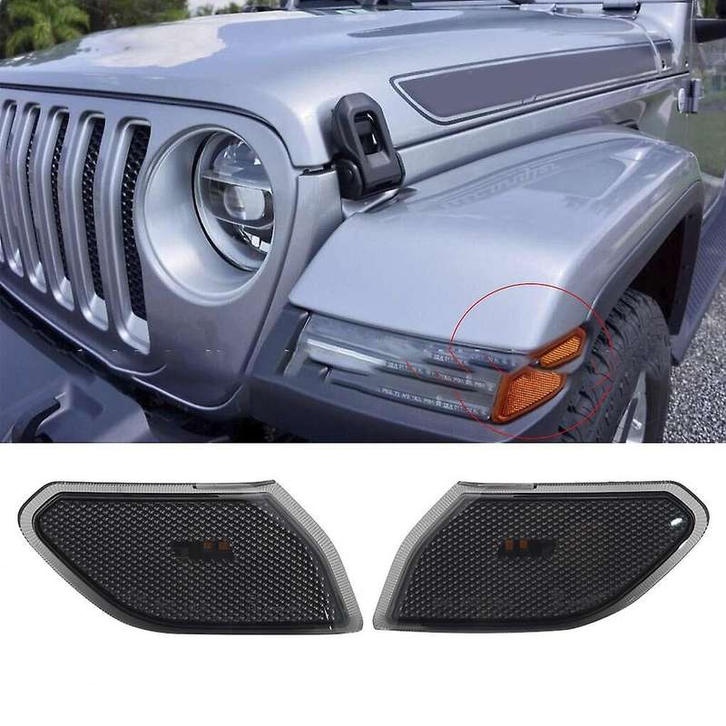 2pcs Car Side Marker Turn Signal for Jeep Wrangler Jl Sport 2018+