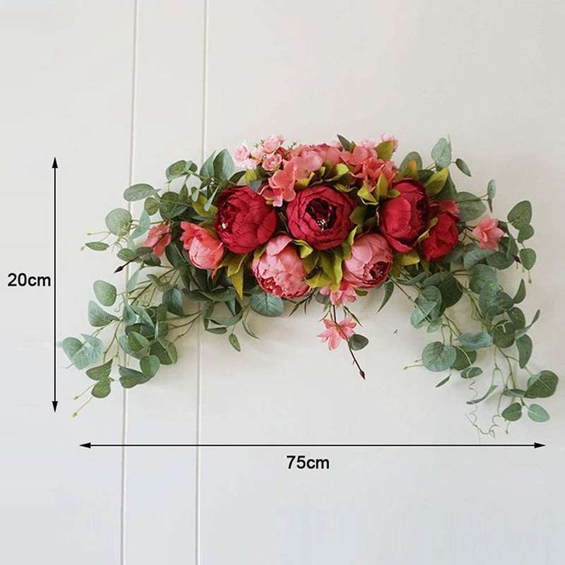 Handmade Flowers Backdrop Table Runner Centerpiece Garland