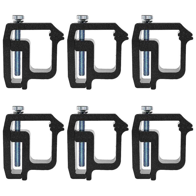 6 Pcs Mounting Clamps Rack Clamps for Chevy Dodge,ram F150 Mitsubishi
