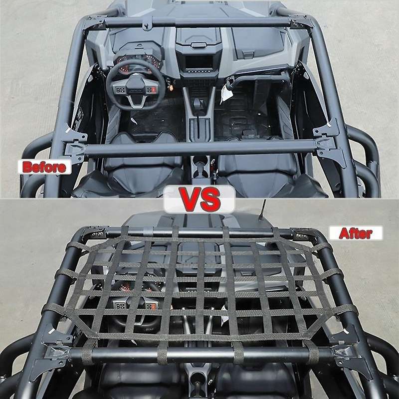 Utv Rzr Roof Safety Protective Net, Rzr Mesh Cargo Net for Polaris