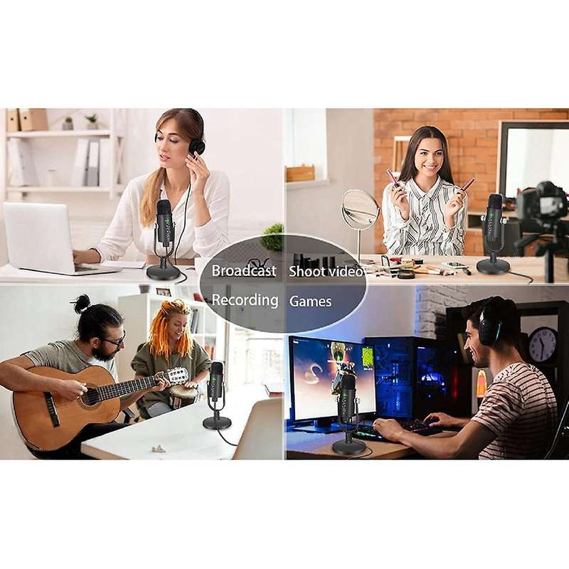Usb Microphone, for Streaming Media, Games,youtube,recording ,phones