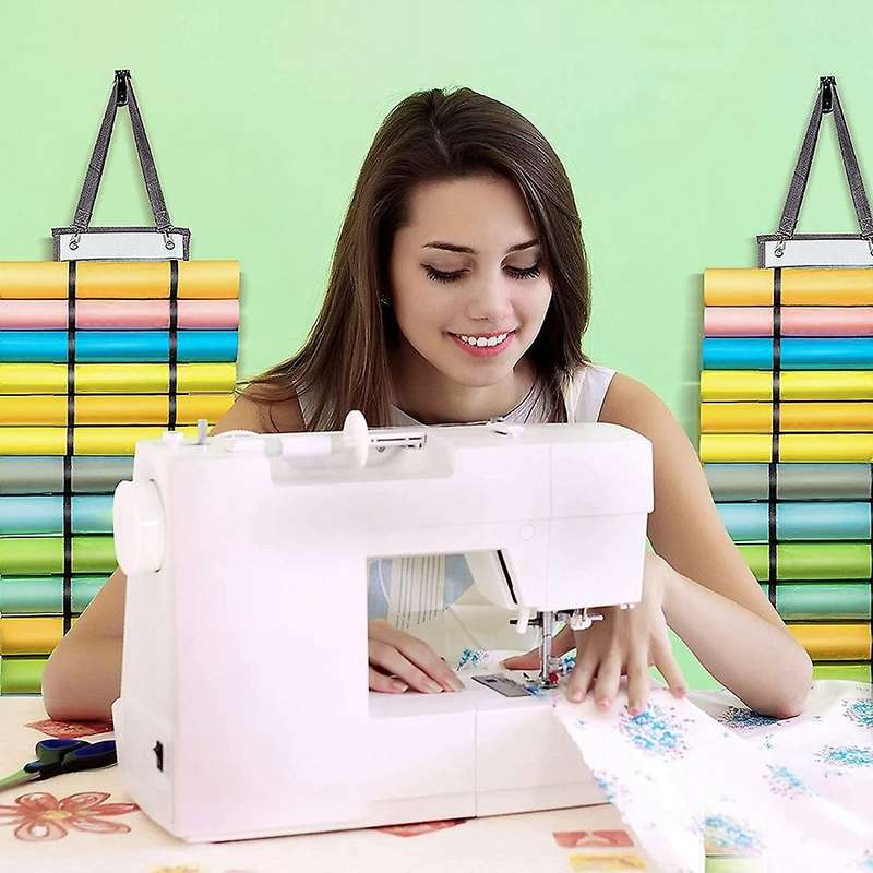 2pcs with 24 and 48 Roll Hanging Vinyl Roll Storage Rack for Closet