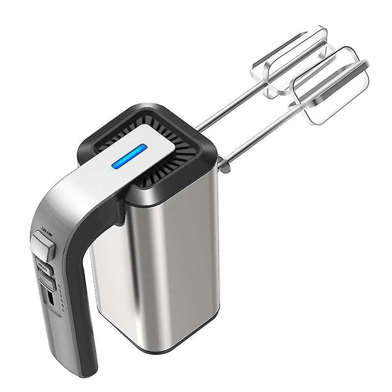 Stainless Steel Electric Whisk, 5-speed, with 4 Mixing Heads,uk Plug