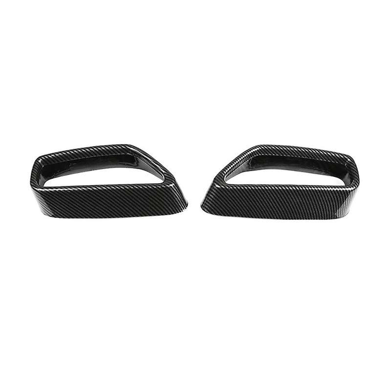 Tail Throat Decorative Frame For-bmw 5 Series G30 2018-2021 Carbon