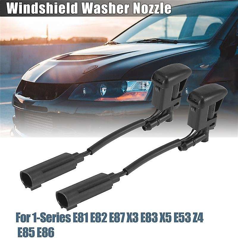 1pair New Windshield Heated Washer Sprayer Nozzle Jet 61667110851