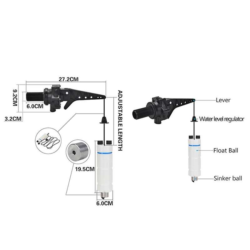High and Low Water Level Adjustment Water Pump Float Valve(dn25)
