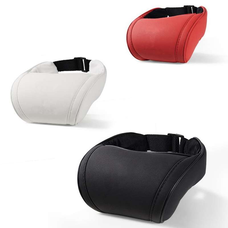 Car Seat Headrest Neck Pillow Foam for Tesla Model X Y S 3 White
