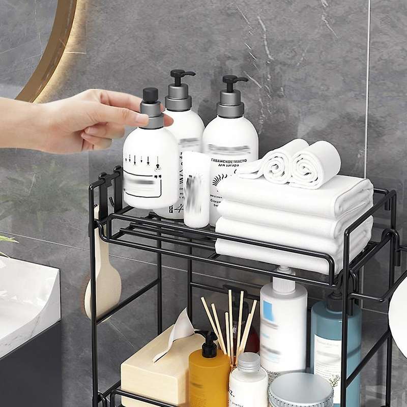 Bathroom Over The Toilet Storage Shelf, 2-tier Bathroom Toilet Rack-a