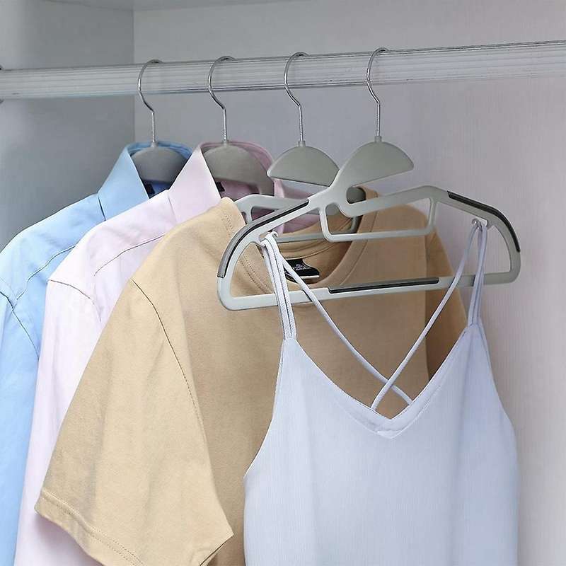 20pcs High-quality Plastic Suit Hanger Multifunctional Hanger