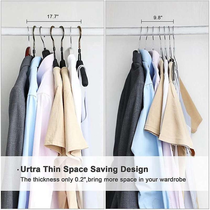 20pcs High-quality Plastic Suit Hanger Multifunctional Hanger