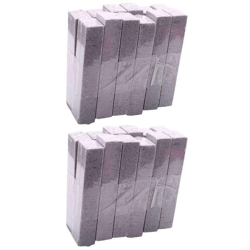 24 Pieces Pumice Stones for Cleaning Pumice Scouring Pad Grey