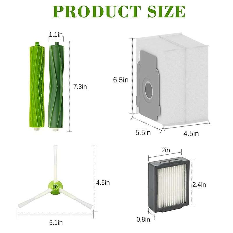 Replacement Parts for Robot Roomba I7 I7+ I3 I3+ I4 I4+ I6 I6+ I8 I8+