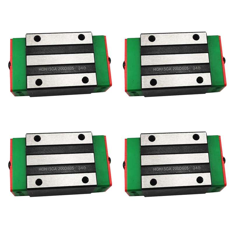 4pcs Hgh15ca Linear Guide Rail Slider, Hgr Diy Parts for Linear Guide