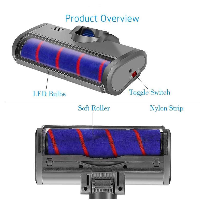 Soft Roller Cleaner Head for Dyson V7 V8 V10 V11 Cordless Stick