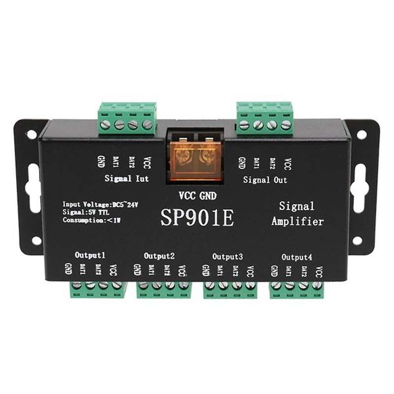 2pcs Sp901e Spi Signal Amplifier Repeater for Ws2812b Ws2811