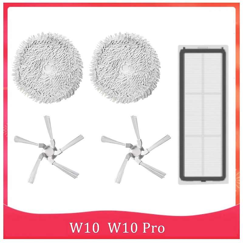 5pcs for Xiaomi Dreame W10/w10 Pro Robot Vacuum Cleaner Washable