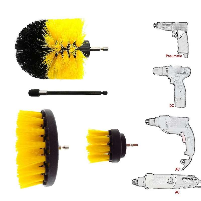 37pcs Drill Brush Accessory Kit Multipurpose Cleaning Washer Brush