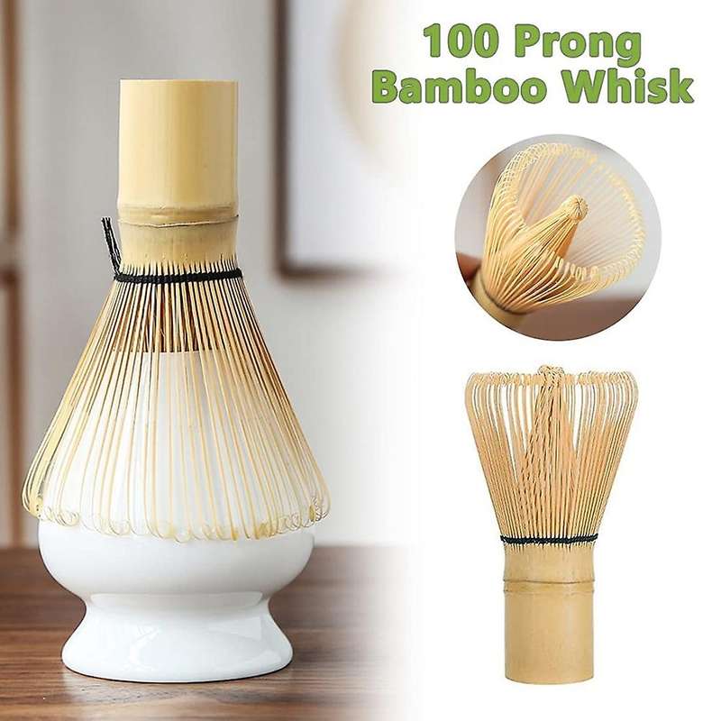 Japanese Matcha Tea Set, Matcha Whisk, Bowl and Whisk Holder, Scoop