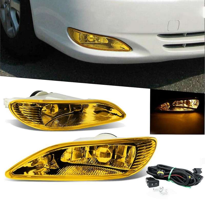 For Toyota Camry 2002-2004 Corolla 2005-2008 Amber Lens Front Fog