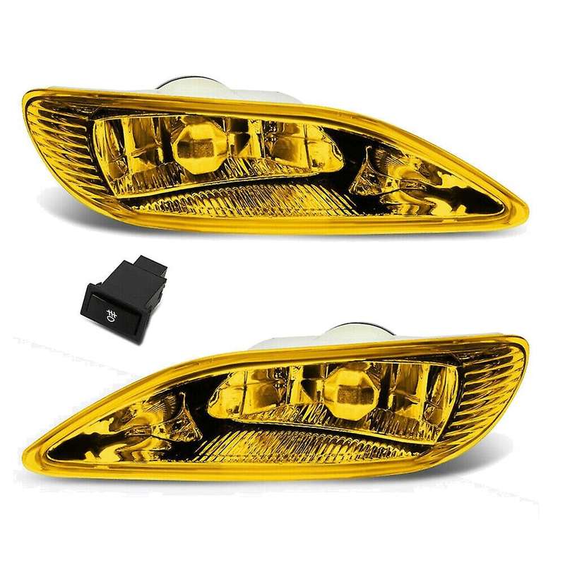For Toyota Camry 2002-2004 Corolla 2005-2008 Amber Lens Front Fog