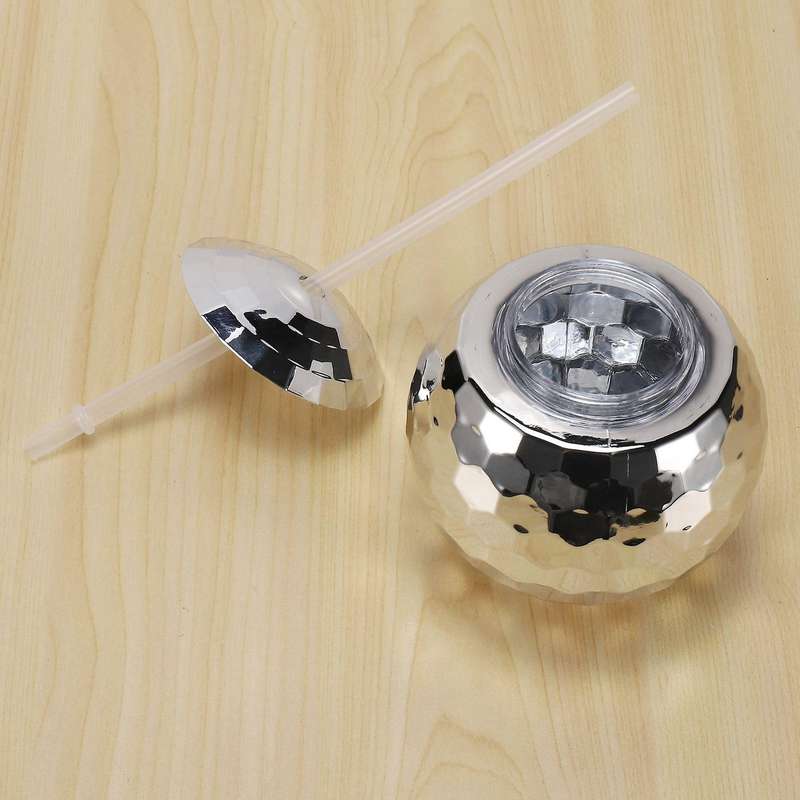 Disco Flash Ball Cocktail Cup Nightclub Bar Party Tea Bottle 1 Piece