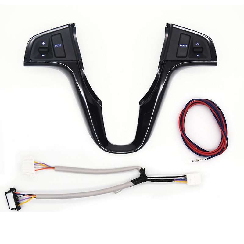 For Hyundai Verna Solaris Steering Wheel Button Switch Blue Backlight