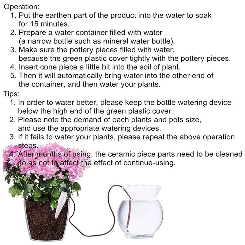 Watering Pile Automatic Watering System, Outdoor Indoor Plants (16)