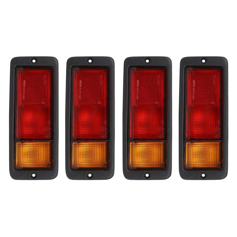 4pcs Left & Right Rear Tail Light Lamp Mb124963 for Mitsubishi Pajero