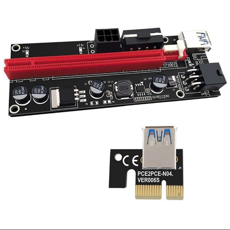 Image Card Dedicated Ver009s Pcie 1x to 16x Usb 3.0 Bitcoin Mining