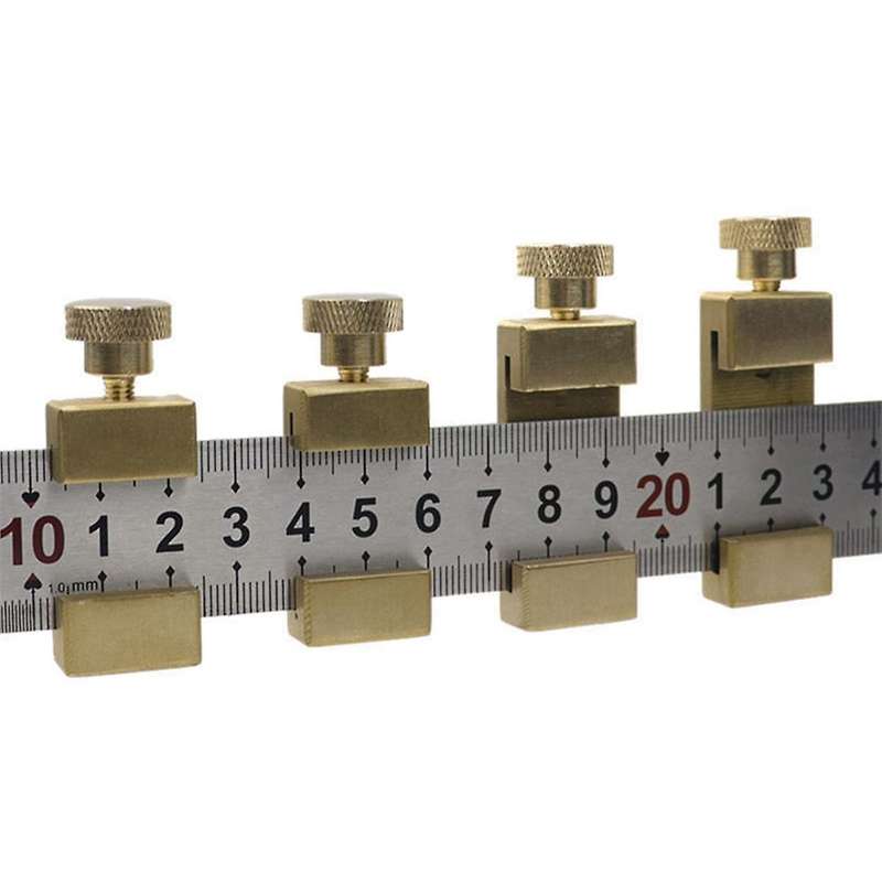Adjustable Steel Ruler Positioning Block Angle Marking Gauge(type-e)