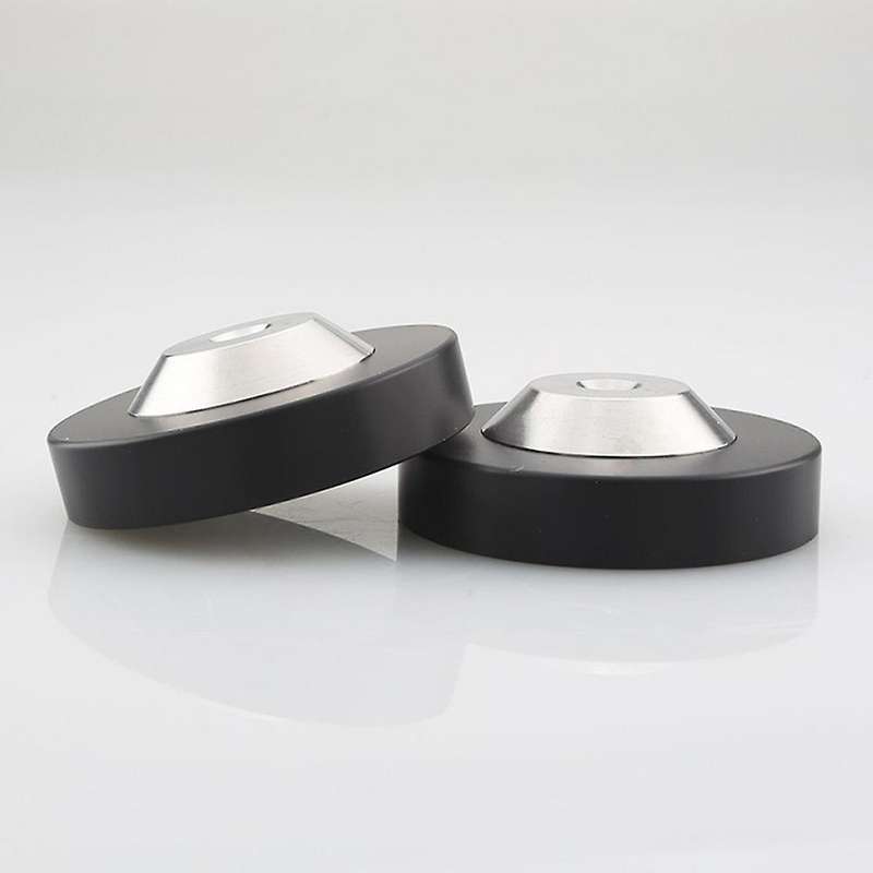 8pcs Graphite Speaker Amp Isolation Spike Feet Mat Floor Base Pad