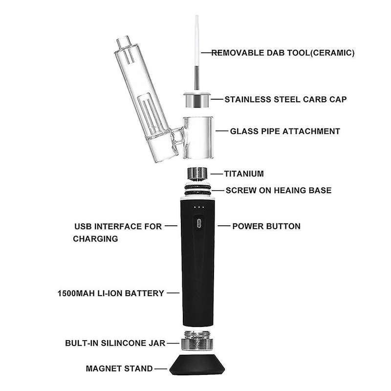 Wax Carving Set Replaceable Heating Head 5 Second to Heat Up 1300mah