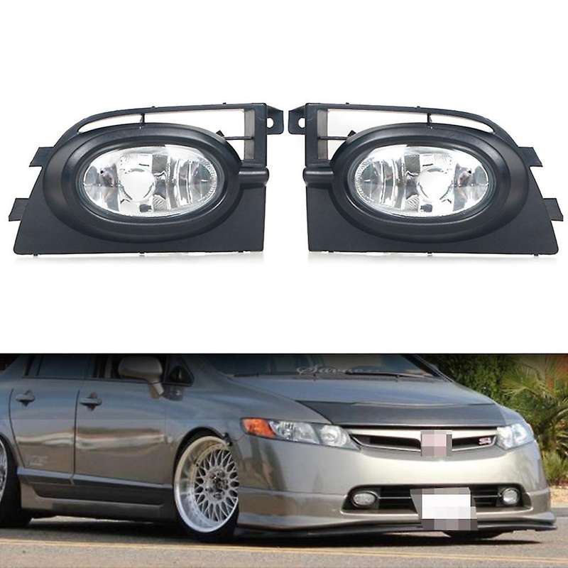 Car Front Bumper Fog Lights for Honda Civic Fa1 2006 2007 2008