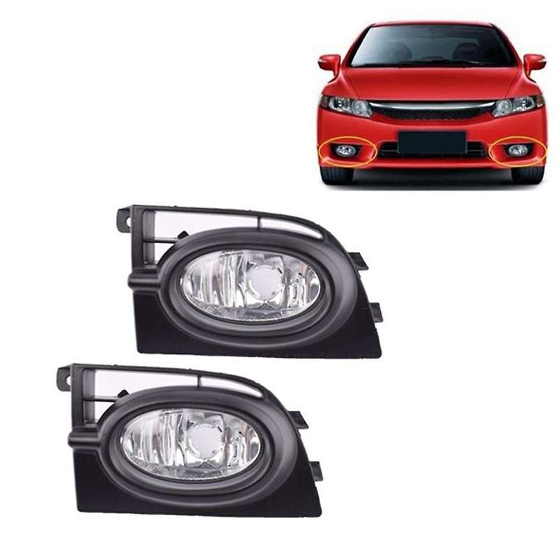 Car Front Bumper Fog Lights for Honda Civic Fa1 2006 2007 2008