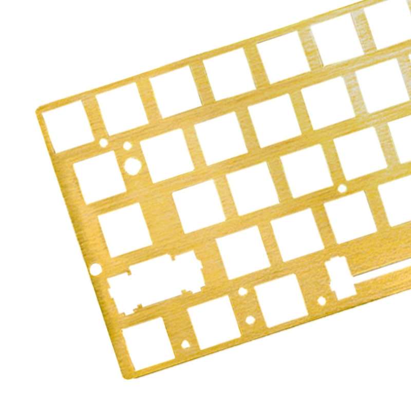 Cnc Brass Positioning Plate Support Ansi 60% Keyboard for Gh60 Gk61